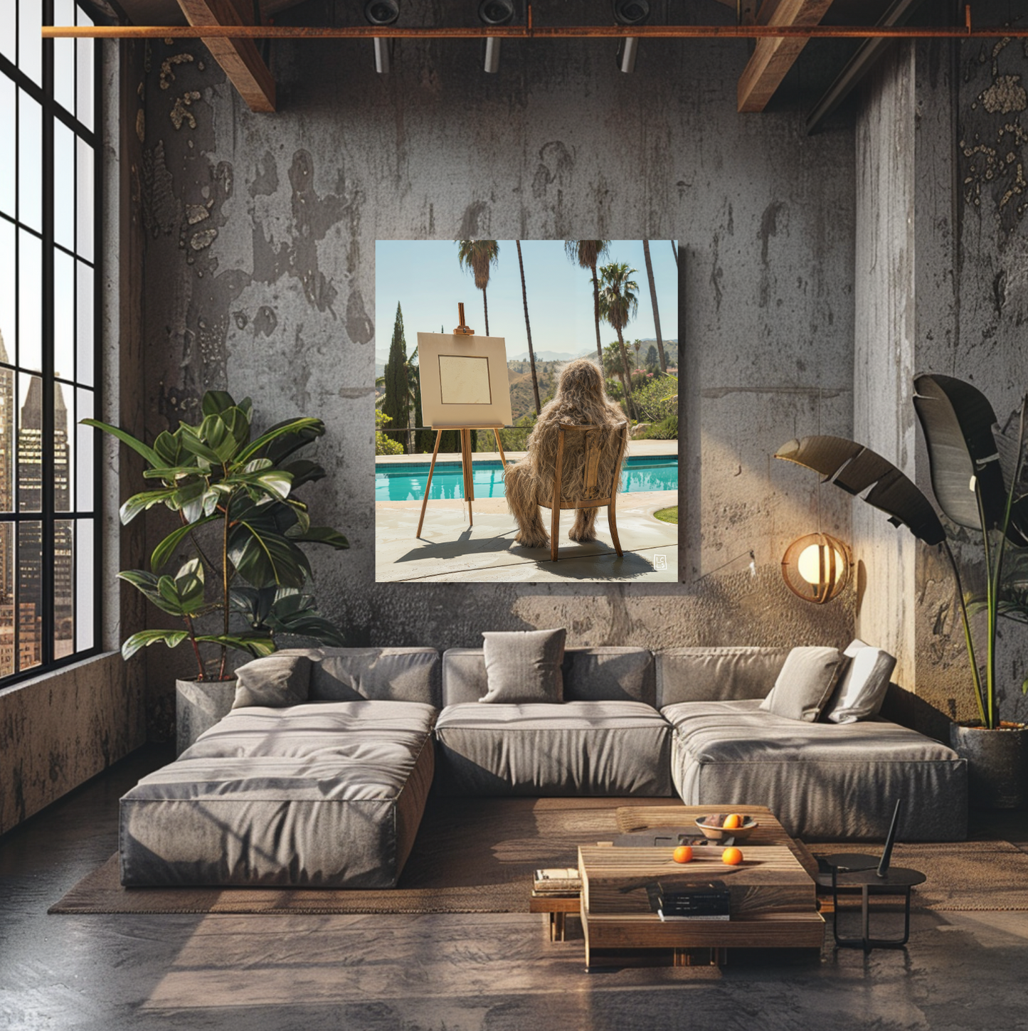 Le Pool Penseur (The First Artist Test Print)