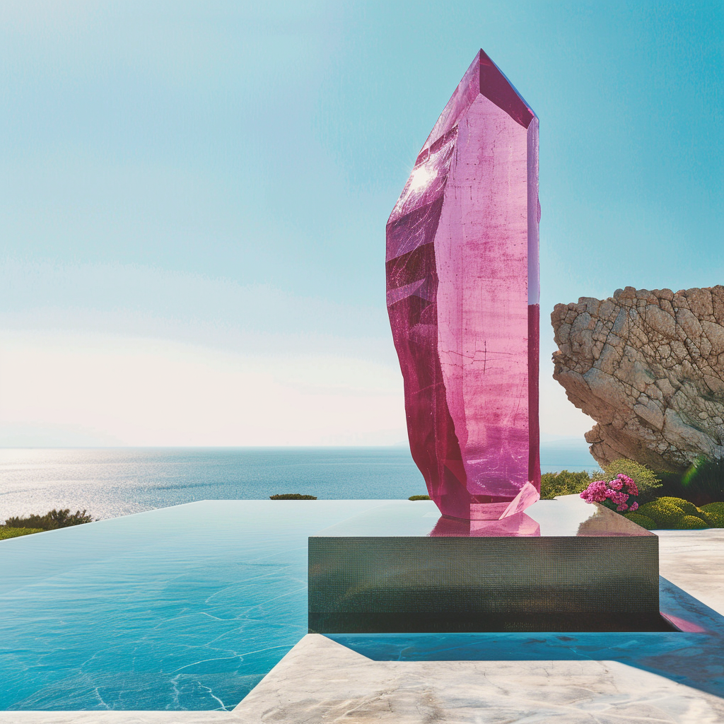 " The Pink Rock "The Most Amazing Light Reflections You Will Ever See