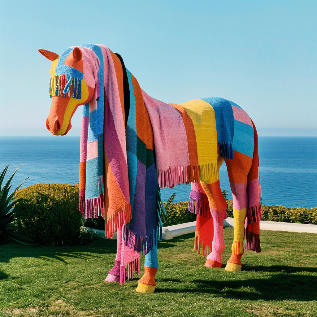 " Lulu " The Horse Sculpture