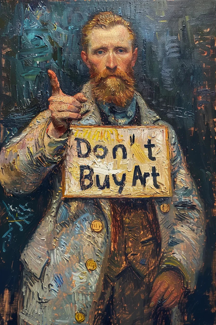 Don't Buy Art by Van Gogh