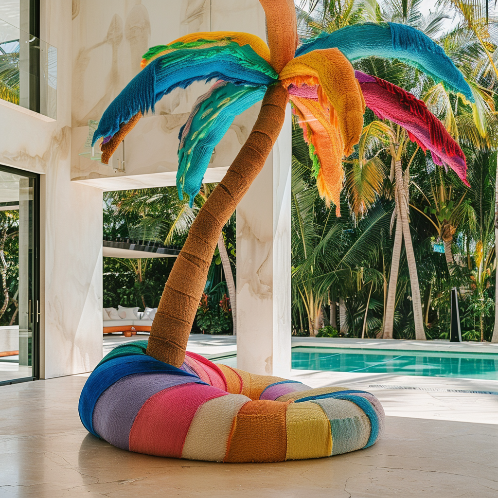 " Le Chill " The PalmTree Couch