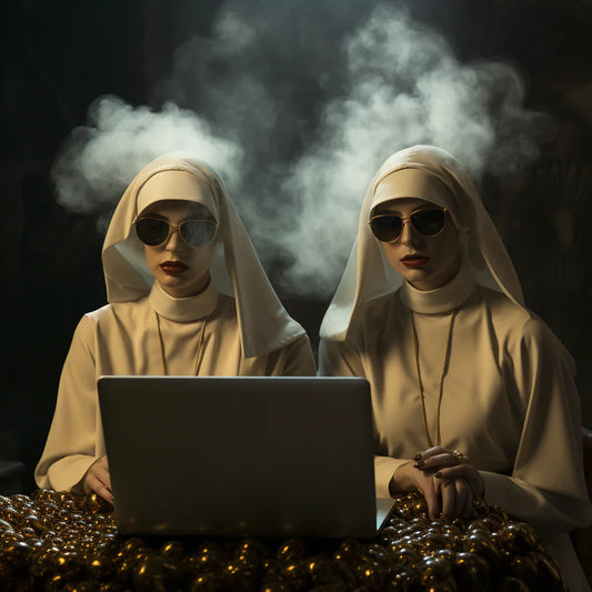 Nun's At Work " Hot Bun "