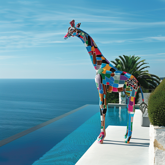 " BuBu " The Pool Giraffe