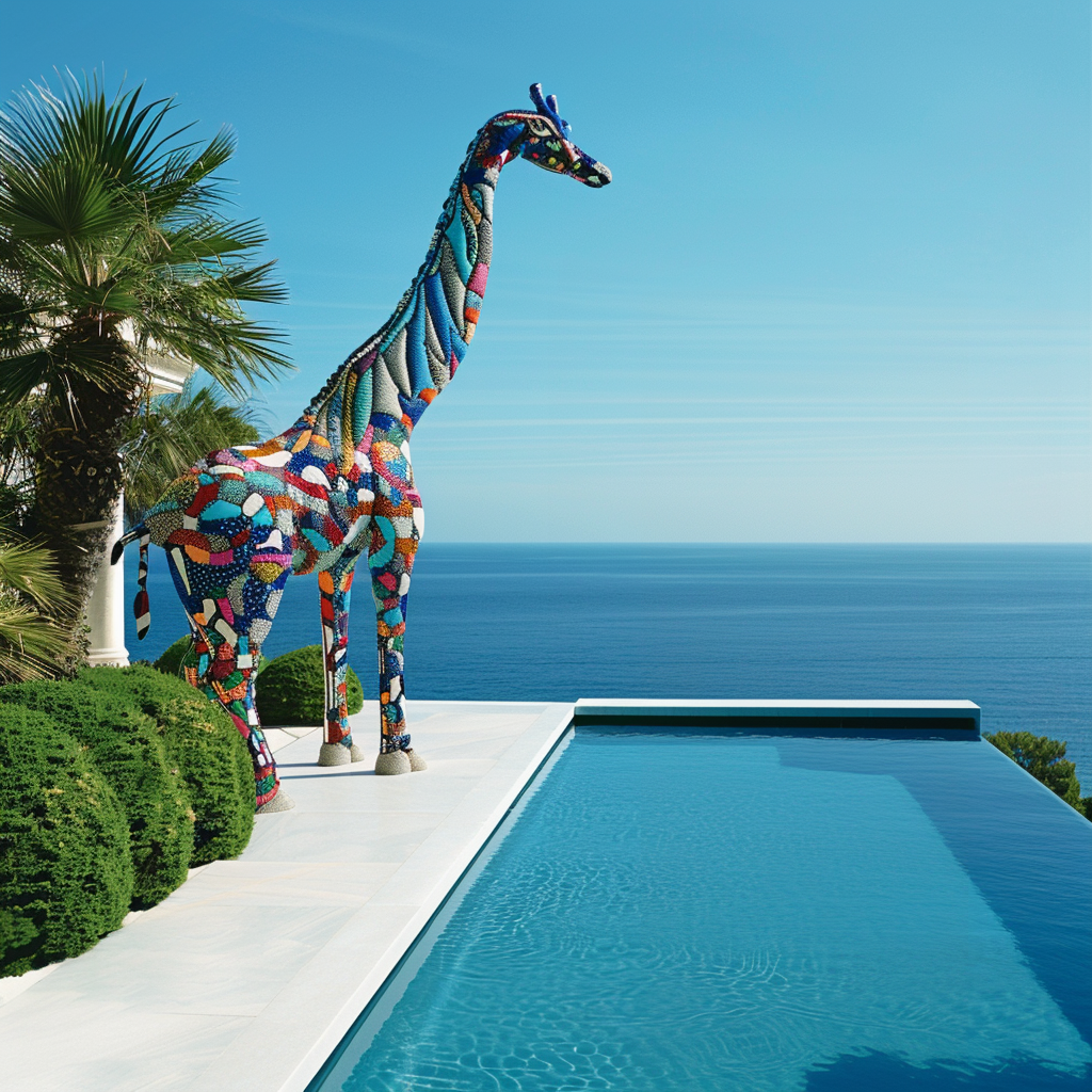 " Bobby " The Pool Giraffe